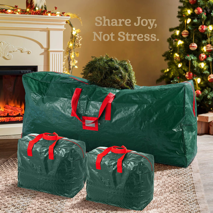 Tree & 2 Garland Bags, Holiday Storage Set - Nestopia