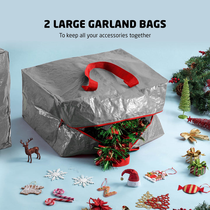 Tree & 2 Garland Bags, Holiday Storage Set - Nestopia