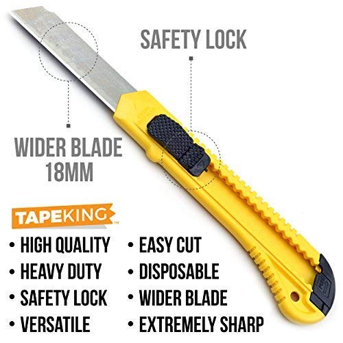 Utility Knife Box Cutters - 12 Pack - Nestopia