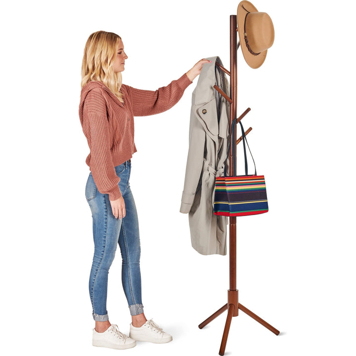 Wooden Coat Rack Stand - Nestopia