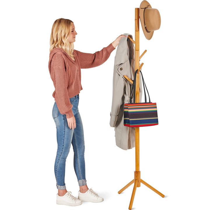 Wooden Coat Rack Stand - Nestopia