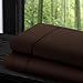 Zen Home Luxury 1500 Cal King Flat Sheet (2-Pack) - Brown - Nestopia